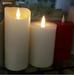 3D moving wick candle/ led flameless candle