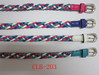 Colorful plaiting PU belts