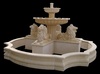 Fireplace column fountain marble stone sculpture carved