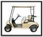 Electric golf car (EV 2021, 2 seats) 