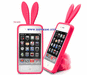 INewcase Bunny Rabito Rubber Case Cover For iPhone 4