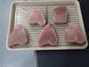 Frozen Tuna Steaks, skinless, boneless, 10% glazing