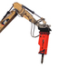 SWT hydraulic rock hammer attached to 20 ton excavator