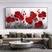 Printed glass frame wall decoration abstract canvas painting artwork