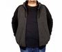 Big-Tall Men s Hooded Jacket Raglan Sleeve Zip-Down 18512