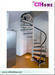 Wood Steel Stairs, Spiral Stairs, Modular Staircase, Staircase