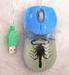 Real bug amber optical mouse