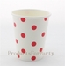 Disposable Light Pink Stripe Party Paper Cup
