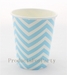 Disposable Light Pink Stripe Party Paper Cup