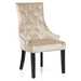Nailhead upholstered dining room chairs
