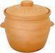Glazed clay pot