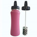 Portable BPA-free stainless steel filter water bottle