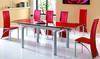 Extensible dining table