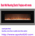 72-inch Electric Wall Mounted Fireplace