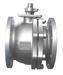 2pc stainless steel flange ball valve with top plate