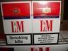 L&M red KSF box cigarettes
