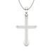 92.5 Sterling silver Cross Pendant with chain