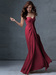 A-line Halter Tulle Grape Long Prom Dresses/Evening Dress With Beading