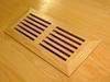 Topmounted wooden air vents