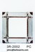 Aluminum wrapped mirror frame 24 inch