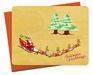 Wooden christmas cards