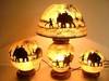Camel skin lamps hand made.