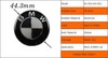 4pcs Aluminum steering wheel logo sticker for BMW Car