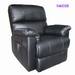 Recliner sofa chair with rocking and swivel