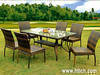 PE rattan furniture, outdoor furniture, dining room furniture