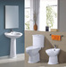 High Quality sanitary ware 3/set (two piece toilet, pedestal, bidet) 