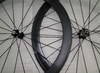 Carbon fiber bicycle wheelset