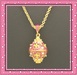Russian Style Faberge egg pendant silver egg pendant nacklace