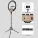 18 inch ring light LED Video Light with tripod stand