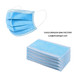 Blue and White Color Disposable 3 layer Non-woven Fabric Face Mask for