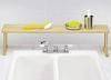 Wooden Upright Paper Towel Holder/Napkin Holder W/Sp /Over Sink Shelf