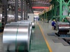 Galvanized steel in coils