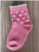 Children cotton dots socks, scalloped welt, cotton socks, baby socks