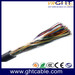High quality colorful outdoor telephone cable with 50 pair cable