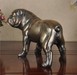 Resin cold casting bronze bulldog statue