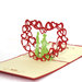 Wedding invitation-Pop up-Kirigami-3D-Handmade-Laser cut card