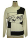 100% cashmere intarsia sweater