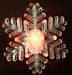 LED snowflake decoration light