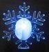 LED snowflake decoration light