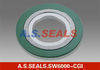 Spiral wound gasket with inner ring