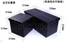 Europe Popular Home Collapsible Faux Leather Storage Ottoman 12.2''*12