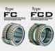Four-row Cylindrical Roller Bearings, rolling mill bearings, fc, fcd