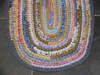 Hand Crocheted Cotton Fabric Rag Rug