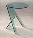 Heat-bent glass coffee table