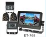 Large Car's Monitoring System with 7 inch digital color LCD Quad monit