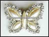 Alloy pearl Brooch